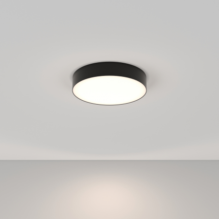 Lichidare stoc - Plafoniera LED Zon C032CL-L43B4K, 43W, 3800lm, lumina neutra, IP20, neagra, Maytoni