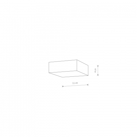 Plafoniera LID SQUARE LED 15W 10428 Nowodvorski [5]