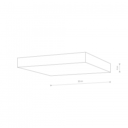 Plafoniera LID SQUARE LED 50W 10423 Nowodvorski [4]