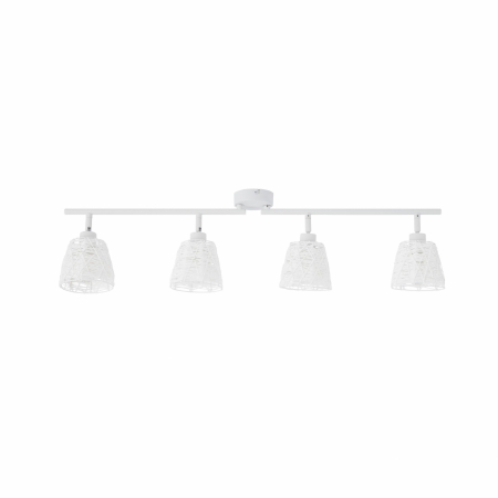 Promotii - Plafoniera liniara alba ajustabila cu 2/4 surse de lumina Dipa, din metal, 9155424 - Novaluce