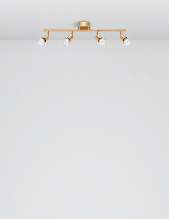 Plafoniera liniara nichel/cupru/negru/auriu/alb/maro cu 2/3/4 spoturi LED Marila, din metal, 660002 - Novaluce [39]