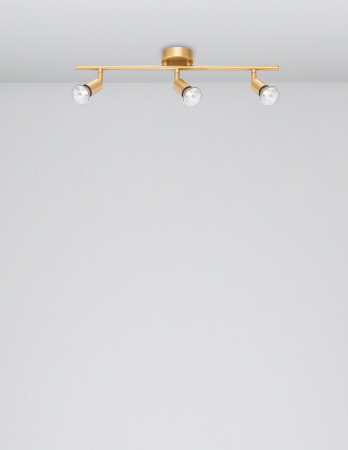 Plafoniera liniara nichel/cupru/negru/auriu/alb/maro cu 2/3/4 spoturi LED Marila, din metal, 660002 - Novaluce [35]