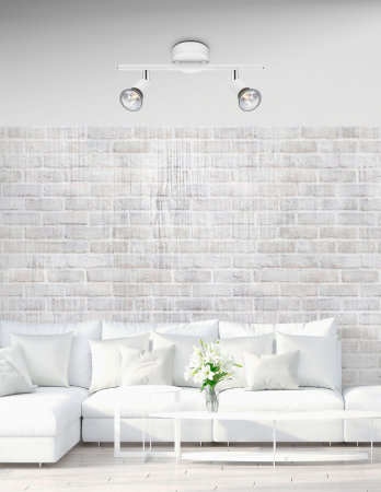 Plafoniera liniara nichel/cupru/negru/auriu/alb/maro cu 2/3/4 spoturi LED Marila, din metal, 660002 - Novaluce [11]