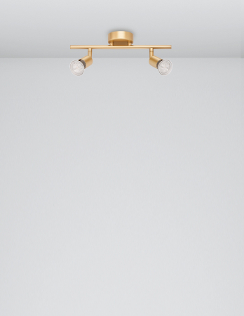 Plafoniera liniara nichel/cupru/negru/auriu/alb/maro cu 2/3/4 spoturi LED Marila, din metal, 660002 - Novaluce [31]
