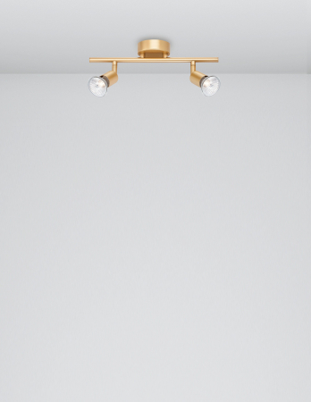 Plafoniera liniara nichel/cupru/negru/auriu/alb/maro cu 2/3/4 spoturi LED Marila, din metal, 660002 - Novaluce [30]