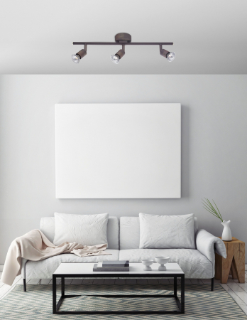 Plafoniera liniara nichel/cupru/negru/auriu/alb/maro cu 2/3/4 spoturi LED Marila, din metal, 660002 - Novaluce [23]