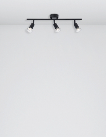 Plafoniera liniara nichel/cupru/negru/auriu/alb/maro cu 2/3/4 spoturi LED Marila, din metal, 660002 - Novaluce [45]