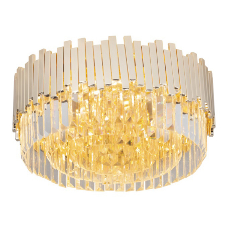 Promotii - Plafoniera lux rotunda aurie Katarine Ø 45 cm metal/sticla, C0165 - Maxlight