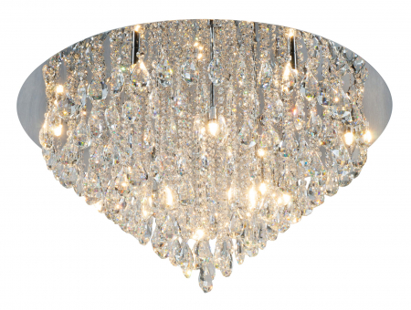 Plafoniera lux rotunda cu cristale Lelise Ø 75 cm metal/sticla, C0046 - Maxlight [1]