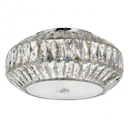 Promotii - Plafoniera lux rotunda Franci, sticla transparenta, Ø 42 cm, 8501651 - Novaluce