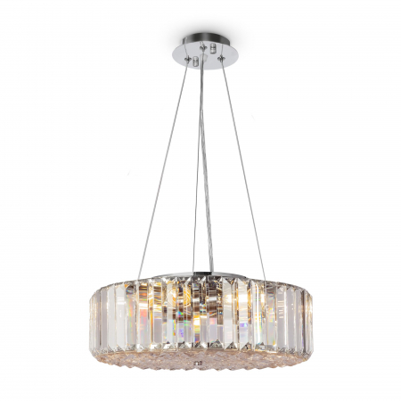 Lustra Recinto MOD080CL-06CH, 6xE27, crom+transparenta, IP20, Maytoni [3]