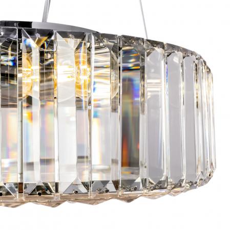 Lustra Recinto MOD080CL-06CH, 6xE27, crom+transparenta, IP20, Maytoni [4]