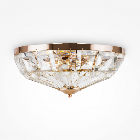 Plafoniere LED - Plafoniera FACET Auriu MOD094CL-04G Maytoni Classic
