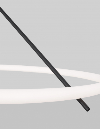 Plafoniera moderna cerc LED dimabil Loch Ø60 cm, stil minimalist alb cu negru, 9892161 - Novaluce [3]
