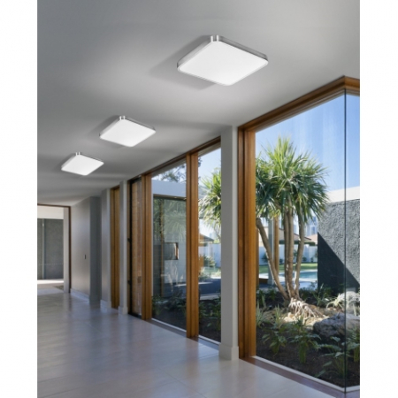 Plafoniera moderna dimabila LED Iuno 50x50 cm, aurie/neagra/argintie, AZ 2759 - Azzardo [3]