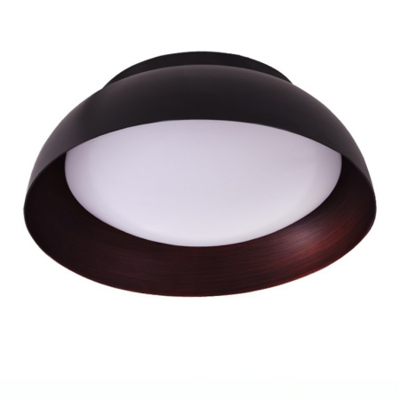 Plafoniera moderna LED Kenzie Ø 60 cm metal negru/cupru, design industrial, AZ 3146 - Azzardo [2]