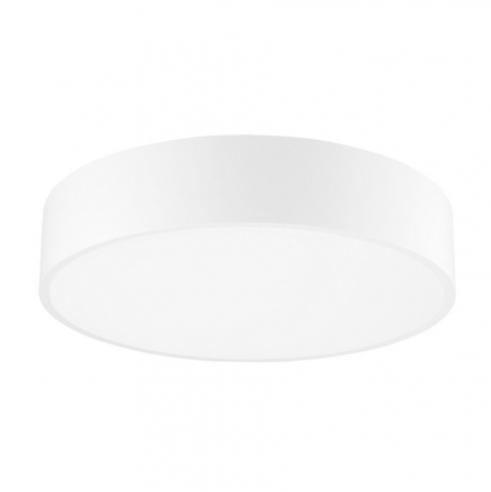 Plafoniere LED - Plafoniera moderna rotunda LED alba/gri Gonca Ø40/50 cm, aluminiu & acril, 6166805 - Novaluce