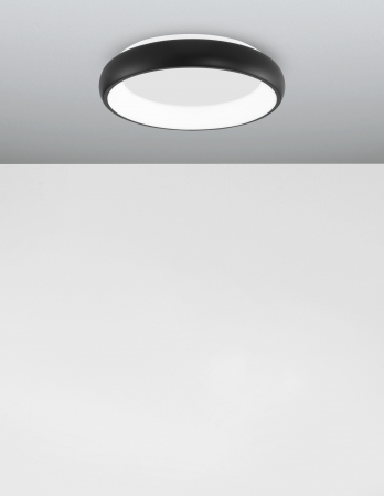 Plafoniera moderna rotunda LED dimabila Idalia diverse dimensiuni, neagra/gri/maro/alba, 8105616 - Novaluce [2]