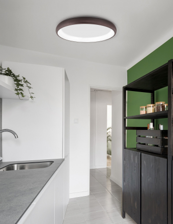 Plafoniera moderna rotunda LED dimabila Idalia diverse dimensiuni, neagra/gri/maro/alba, 8105616 - Novaluce [35]