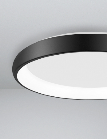 Plafoniera moderna rotunda LED dimabila Idalia diverse dimensiuni, neagra/gri/maro/alba, 8105616 - Novaluce [19]