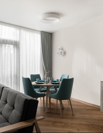 Plafoniera moderna rotunda LED Rondo Full Ø60 cm, metal maro/gri/negru/alb, 6167207 - Novaluce [9]