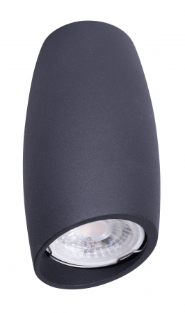 Spot negru aplicat Liraz Ø 7,5 cm din metal, C0159 - Maxlight [2]