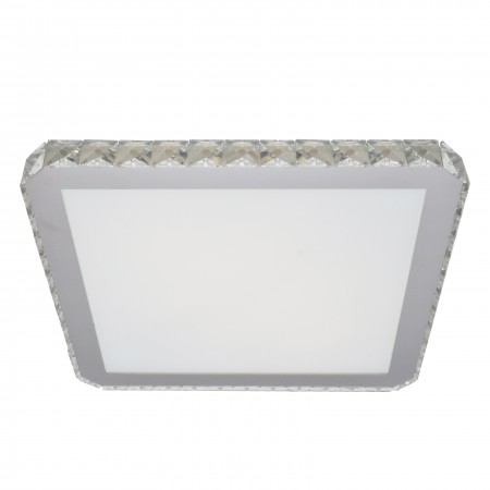 Plafoniere LED - Plafoniera patrata eleganta Perrine, detalii din cristal, iluminare LED, diverse dimensiuni, AZ 1595 - Azzardo