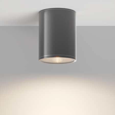 Promotii - Plafoniera pentru exterior LED Bar O306CL-L7GF, 7W, 800lm, lumina calda, IP65, grafit, Maytoni