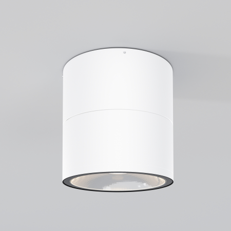 Plafoniere LED - Plafoniera pentru exterior LED Spin O310CL-L12W3K, 12W, 1050lm, lumina calda, IP54, alba, Maytoni