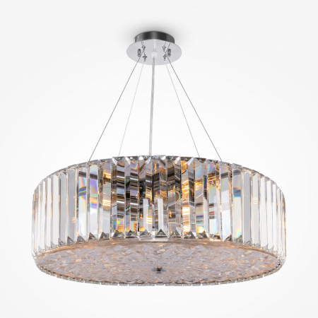 Lustre - Plafoniera Recinto MOD080CL-08CH, 8xE27, crom+transparenta, IP20, Maytoni