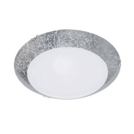 Plafoniera rotunda alb-argintiu/auriu Kian, Ø 40 cm, din sticla, 9112041 - Novaluce [7]