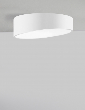 Plafoniera rotunda alba/neagra in unghi Linos Ø40/50 cm, metal si acril, 9111261 - Novaluce [9]