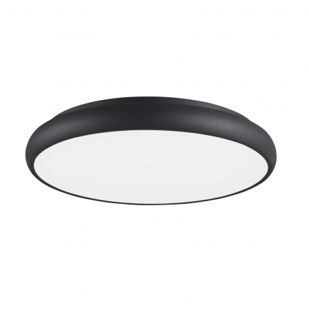 Plafoniere LED - Plafoniera rotunda alba/neagra LED Anat 41/51/61 cm, design modern minimalist, 8100982 - Novaluce