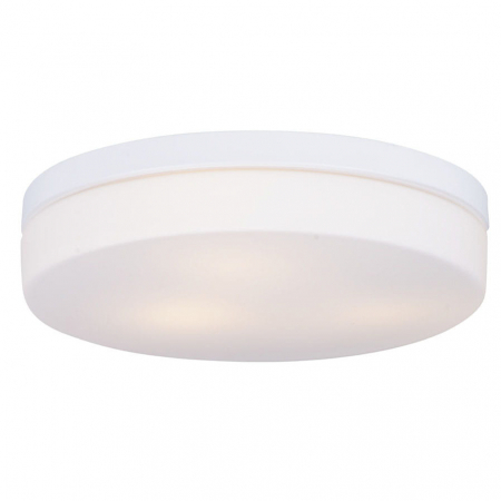 Plafoniere LED - Plafoniera rotunda alba/neagra Mariko Ø 40 cm metal/sticla opal, IP44, C0193 - Maxlight