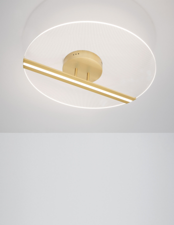 Plafoniera rotunda aurie Souma 53 cm, iluminare LED 30W, design modern lux, 9545330 - Novaluce [3]