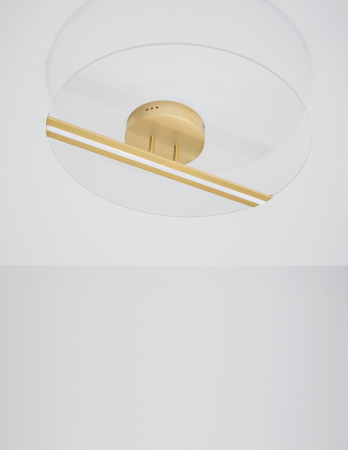 Plafoniera rotunda aurie Souma 53 cm, iluminare LED 30W, design modern lux, 9545330 - Novaluce [1]