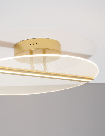 Plafoniera rotunda aurie Souma 53 cm, iluminare LED 30W, design modern lux, 9545330 - Novaluce [2]