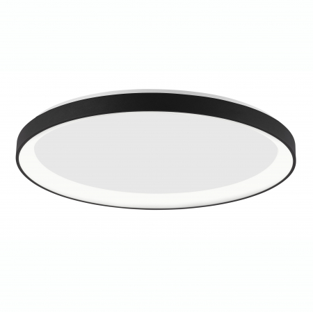 Promotii - Plafoniera rotunda dimabila LED alba/neagra Naye 38/48/58 cm, design minimalist, 9853672 - Novaluce