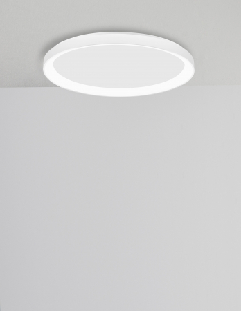 Plafoniera rotunda dimabila LED alba/neagra Naye 38/48/58 cm, design minimalist, 9853671 - Novaluce [3]