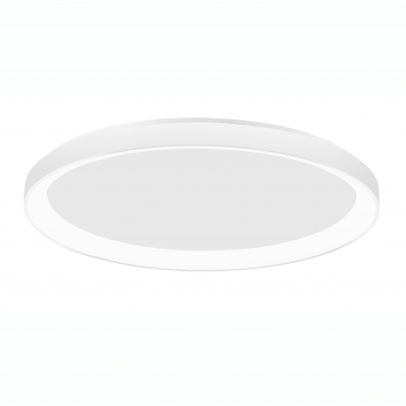 Plafoniera rotunda dimabila LED alba/neagra Naye 38/48/58 cm, design minimalist, 9853671 - Novaluce [0]