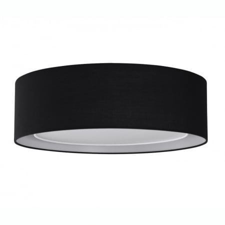 Plafoniere LED - Plafoniera rotunda Istam Ø 50/60 cm, material textil gri/negru/alb, design modern, AZ 2317 - Azzardo