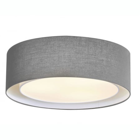 Plafoniera rotunda Istam Ø 50/60 cm, material textil gri/negru/alb, design modern, AZ 3330 - Azzardo [5]