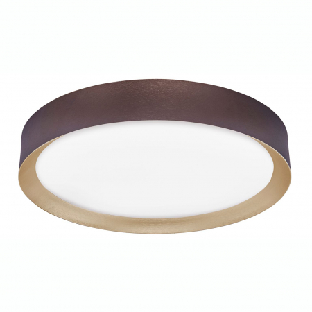Promotii - Plafoniera rotunda LED alba/neagra/maro Alise 50 cm, design modern, 9818451 - Novaluce