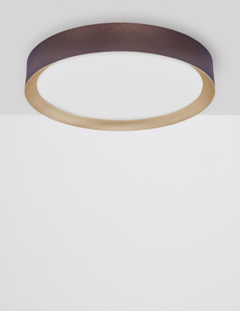 Plafoniera rotunda LED alba/neagra/maro Alise 50 cm, design modern, 9818452 - Novaluce [15]