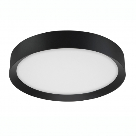 Plafoniere LED - Plafoniera rotunda LED alba/neagra/maro Alise 50 cm, design modern, 9818452 - Novaluce