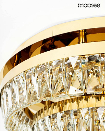 Plafonieră Savoy 2, Cristal Auriu - Moosee [4]