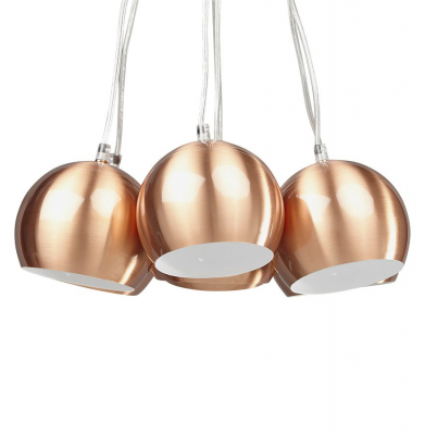 Lustre - Lustra design SKAL, cupru, 7 corpuri, HL00350CO - Kokoon