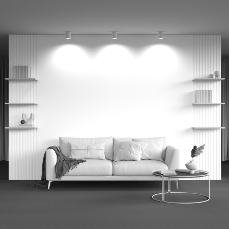Plafonieră Slim, Aluminiu Alb, 10W, MAYTONI C012CL-01W [1]