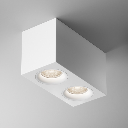 Plafoniere LED - Plafoniera Slim C013CL-02W, 2xGU10, alba, IP20, Maytoni