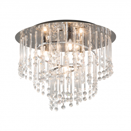 Promotii - Plafoniera eleganta cu cistale TERRE Ø35 cm stil glam, 003064-016648 - Zumaline